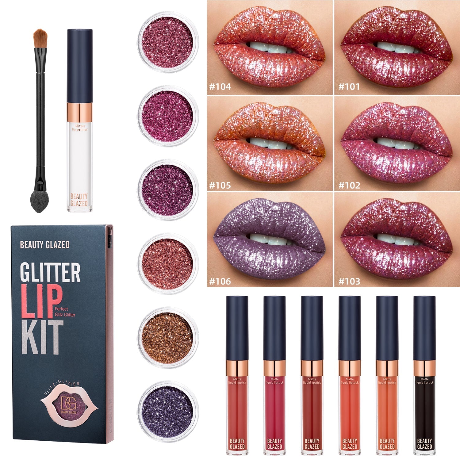Glitter Lip Set – Bovanti Cosmetics