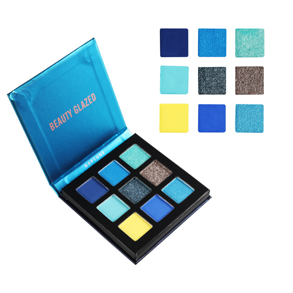 Matte & Glitter Eyeshadow Palette Waterproof Pressed Makeup Eye Shadow B51#