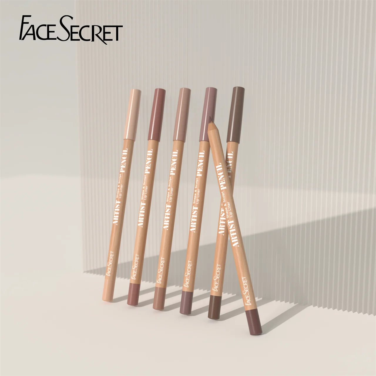 18 Color Face Secret Artist Shape Sculpt Lip Liner Pencil Weightless