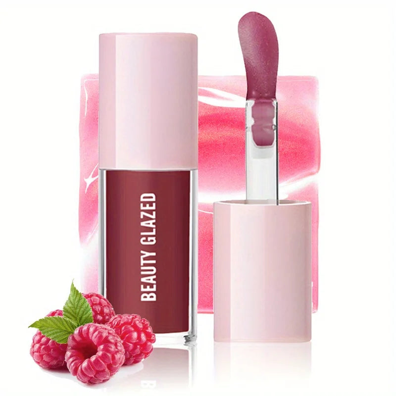 5 Colors Fruit-Tinted Lip Oil | Deep Moisturizing & Anti-Aging Care