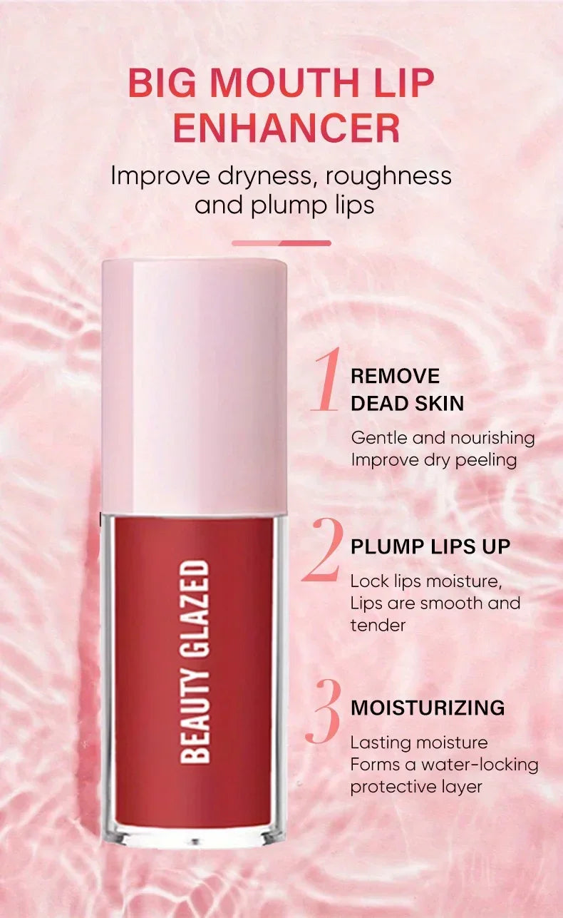 5 Colors Fruit-Tinted Lip Oil | Deep Moisturizing & Anti-Aging Care