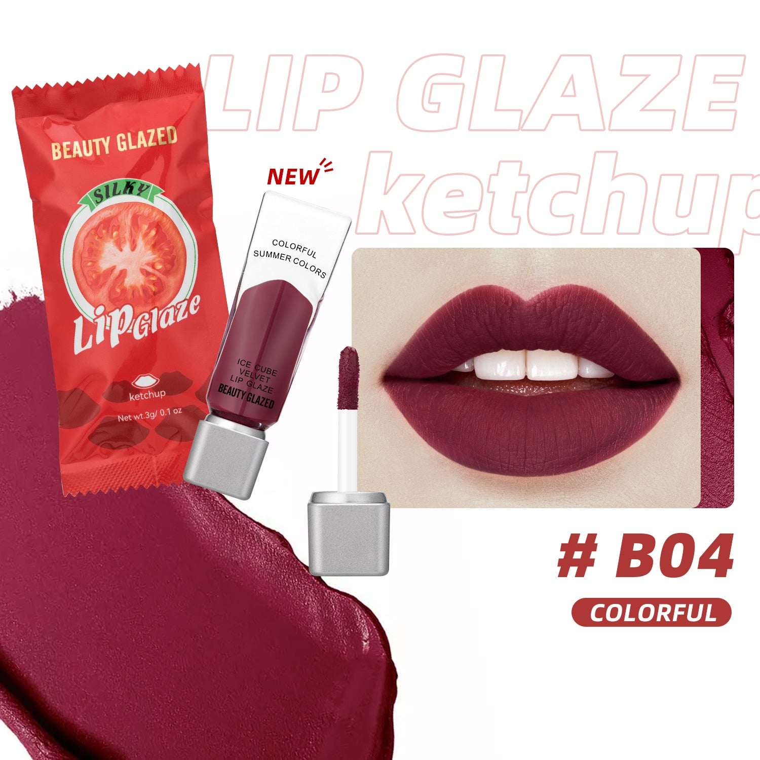 Ketchup High Gloss Mirror Lip Glaze