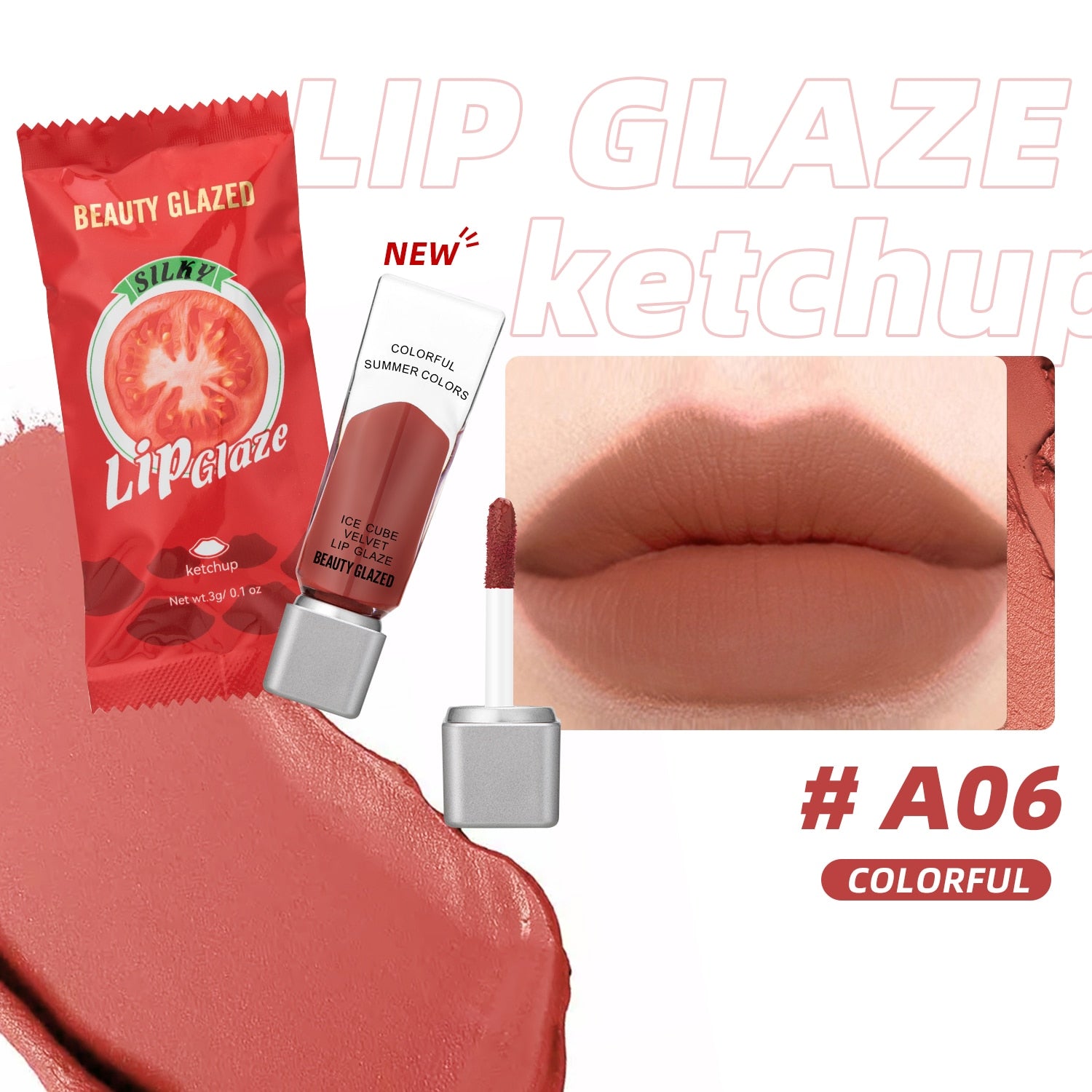 Ketchup High Gloss Mirror Lip Glaze