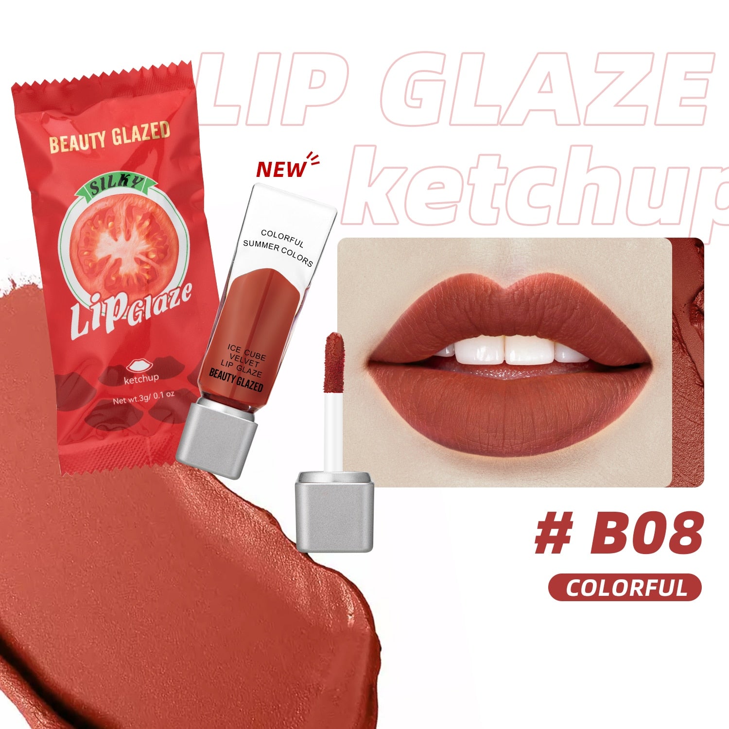 Ketchup High Gloss Mirror Lip Glaze