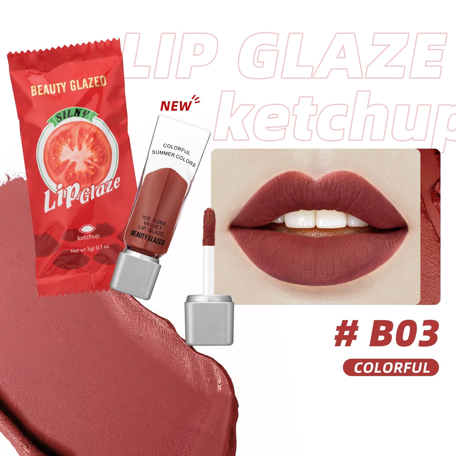 Ketchup High Gloss Mirror Lip Glaze