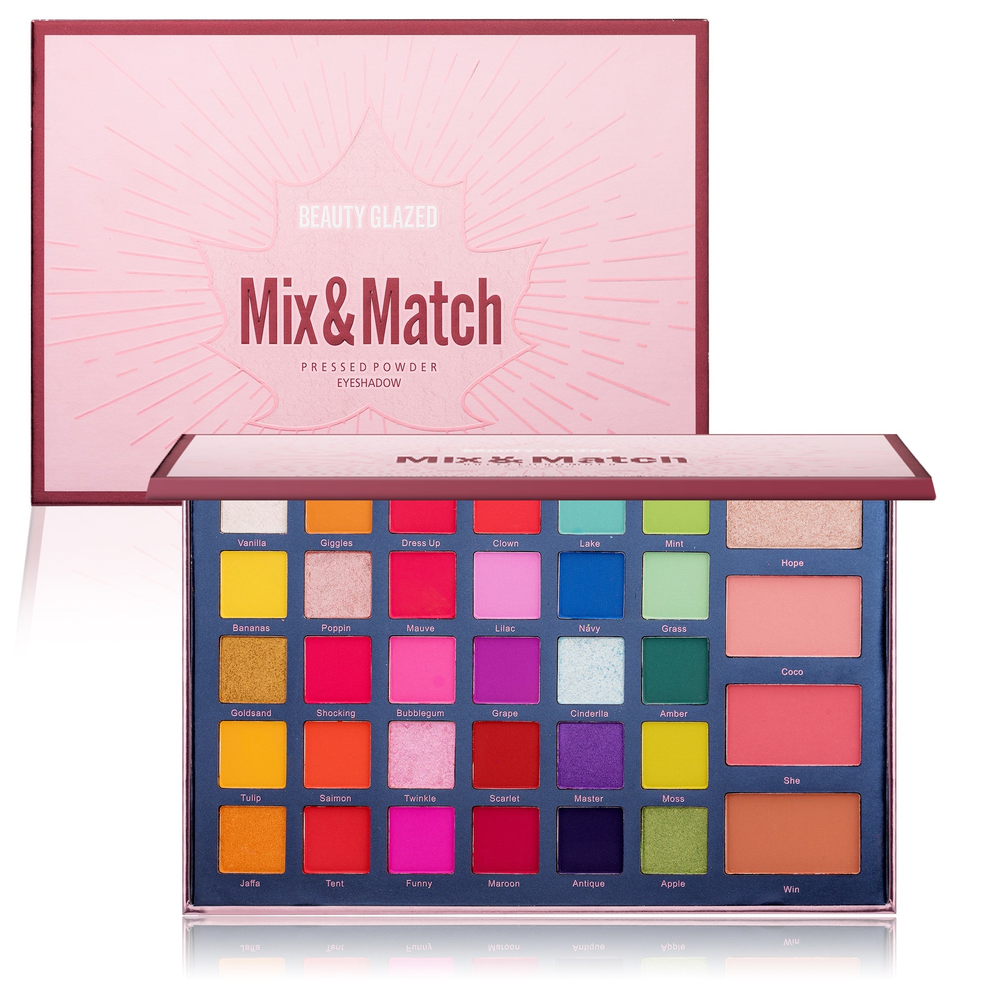 Beili Beauty Glazed Mix and Match Eyeshadow Palette - Price in India, Buy  Beili Beauty Glazed Mix and Match Eyeshadow Palette Online In India,  Reviews, Ratings & Features